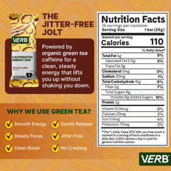 Verb Energy Bar churro latte pack-16 image shows convenient travel-friendly snacks for on-the-go fueling.