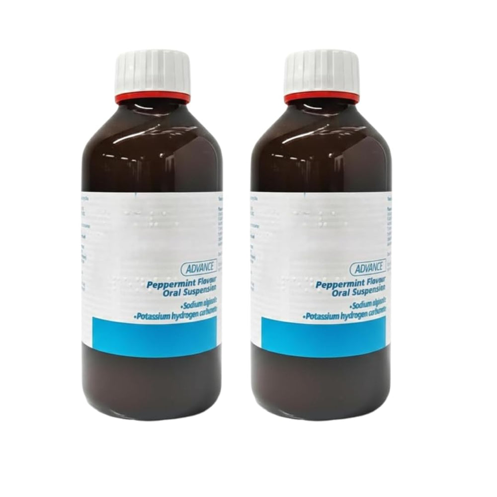 VERBASA CONFEC GAV Advance peppermint bottle shows a refreshing flavor and convenient 500ml capacity.