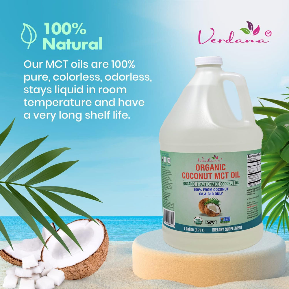Bulk gallon packaging showcases value for Verdana MCT oil