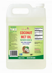 Verdana MCT oil bottle pour demonstrates a neutral, kitchen-ready ingredient for meals and drinks.