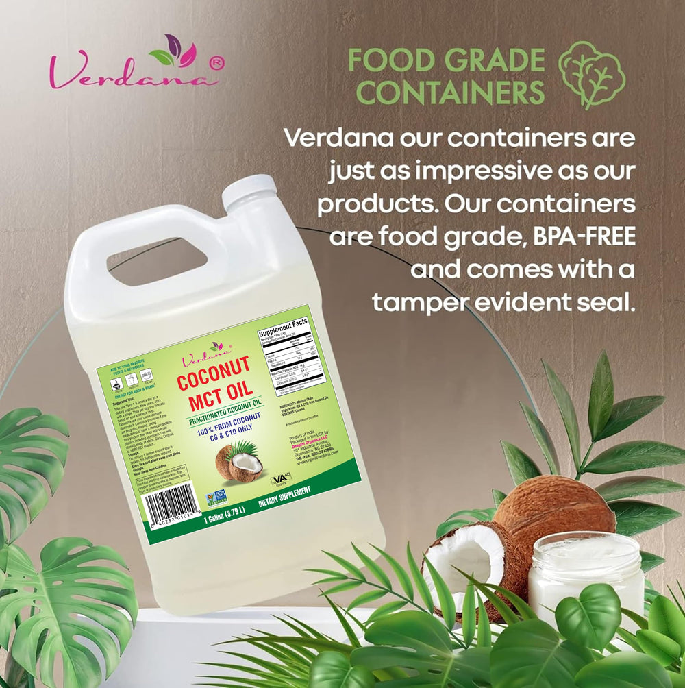 Verdana MCT oil coffee-addition provides a clean energy lift with a light mouthfeel.