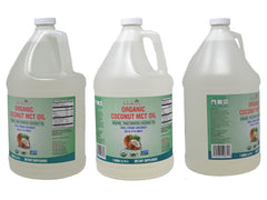 Verdana MCT oil being poured, ideal for cooking and coffee