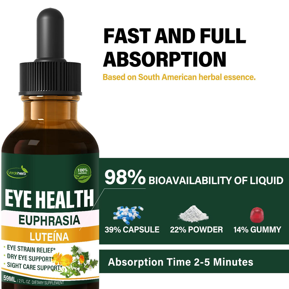 Verdeherb Drops liquid texture indicates fast absorption.