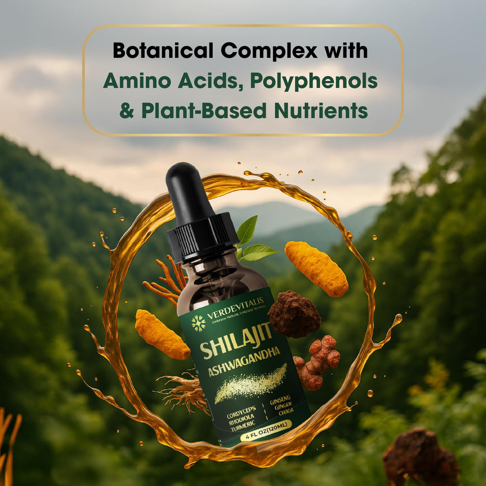 VERDEVITALIS drops stirred into tea for a convenient daily ritual.