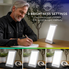 Countdown timer display on the Lumi Plus highlighting programmable session length