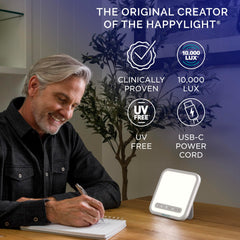 Verilux HappyLight Mini UV-free LED light for safe daily sessions