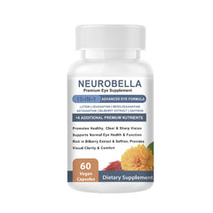 Versafy Neurobella eye nutrition bottle for daily eye support and sustained visual wellness