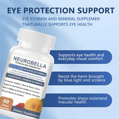 Versafy Neurobella lutein zeaxanthin focus emphasizes natural carotenoids supporting eye structure
