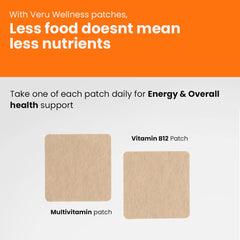 Close-up of Veru Wellness bariatric patch highlighting patch design and placement
