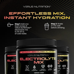 VERUS NUTRITION eco-friendly packaging with recyclable bottle