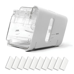 Verybegin Resvent water chamber with visible water level for easy refills.