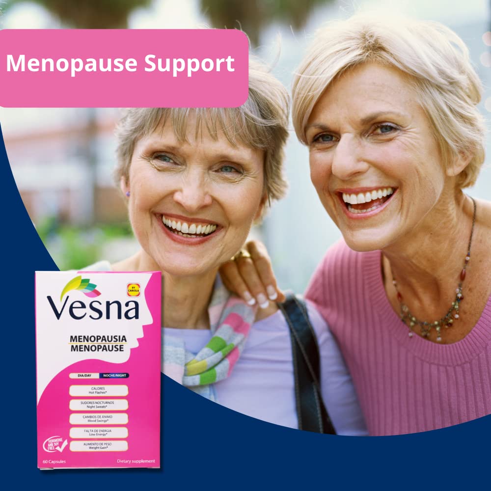 Vesna packaging with label showing natural ingredients.