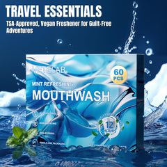 VeteLab alcohol-free mouthwash packets designed for gentle mouth care