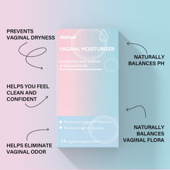 Vetrue vaginal moisturizer ovule pack inside compact and discreet