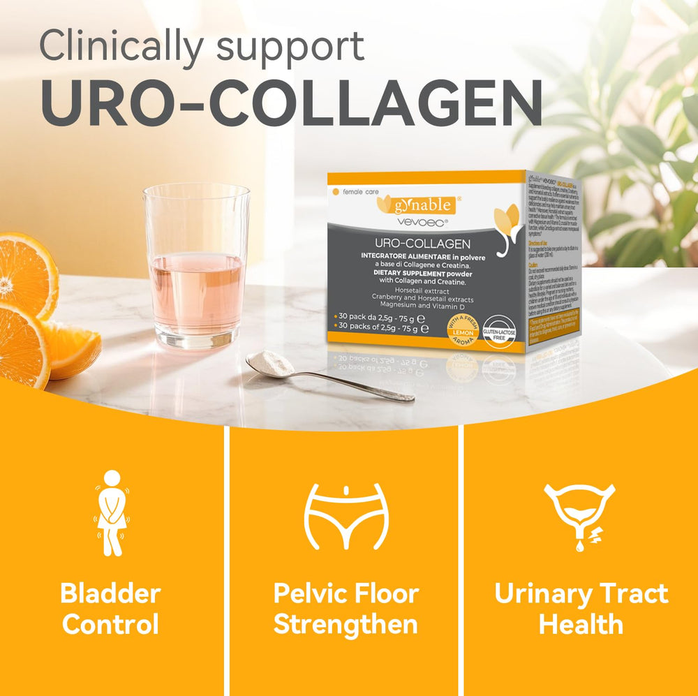 Vevoec Gynable capsules-closeup with focus on key ingredients