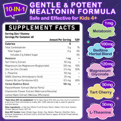 Veyttisy kids melatonin gummies mixed berry close-up for kid friendly sleep support