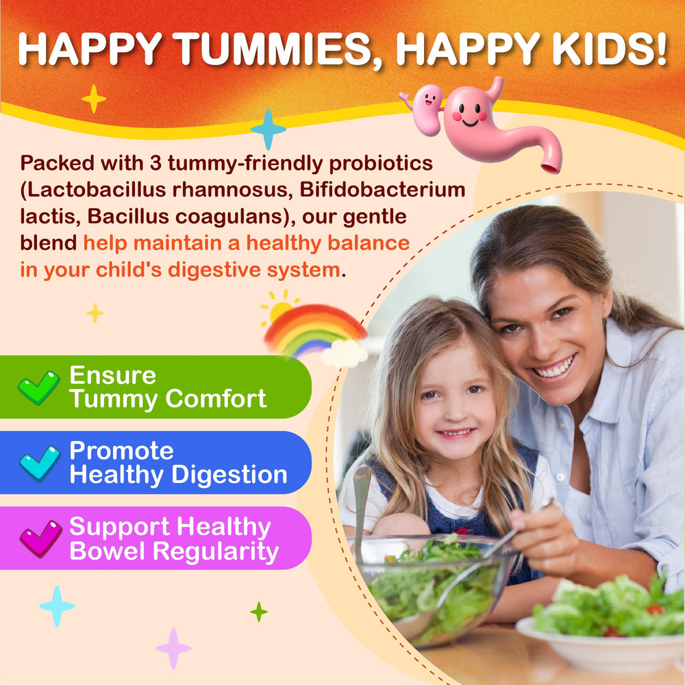 Natural peach flavor and soft texture make daily vitamins enjoyable.