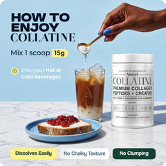 Vezzyl Collatine joint support visual hints at mobility and comfort benefits.