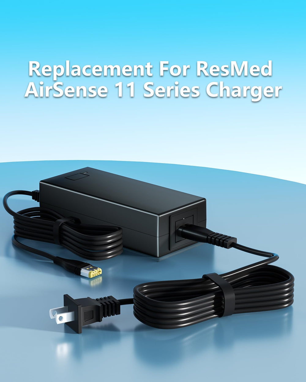 vhbw AirSense 11 power cord built with durable materials for daily use.