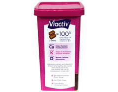 Viactiv Max Formula gluten-free label on calcium D3 soft chews package.