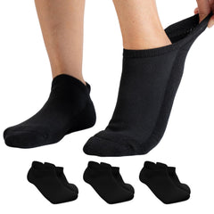 Viasox diabetic ankle socks with a low-cut fit for discreet daily wear