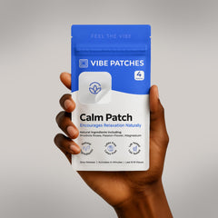 Calm Patch slow-release design for all-day wear capability.