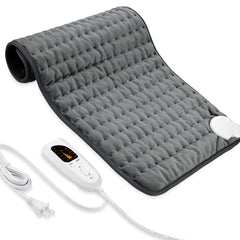 VIBOOS heating pad ideal for back, neck and shoulders with six heat levels.