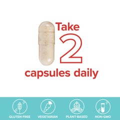Vibrant Health Gigartina capsules poured for daily intake.