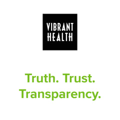 Vibrant Health Green Vibrance compact packaging on shelf.