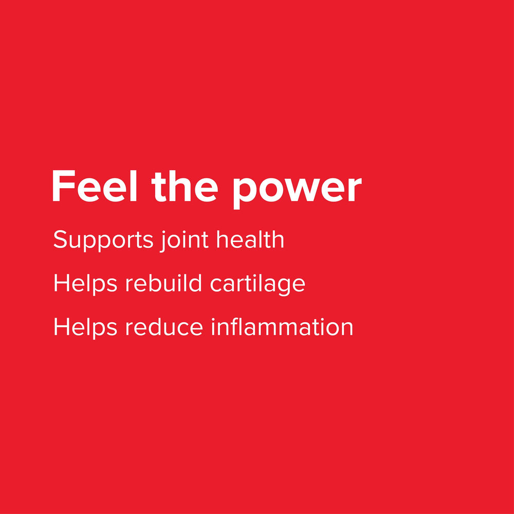 Vibrant Health Joint Vibrance ingredients close-up emphasizing hydrolyzed collagen.