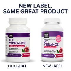 D-mannose ingredient highlighted with bottle to emphasize natural support for urinary tract comfort.