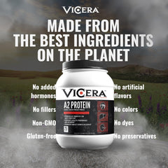 ViCera A2 non-GMO label signals transparency and quality