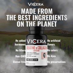 VICERA capsules pictured during a workout for an active day.