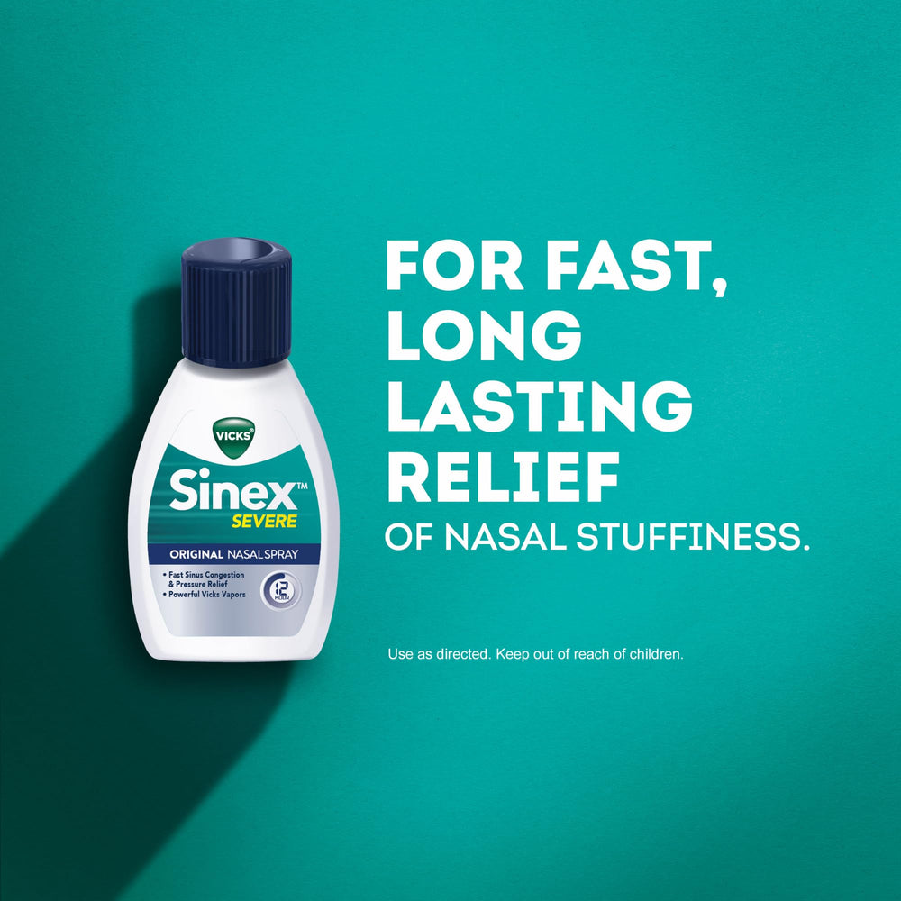 Active ingredient oxymetazoline powers quick nasal decongestion.