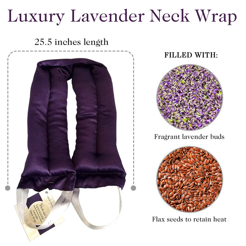 Victoria's Lavender lavender buds offer calming aroma during relaxation sessions.