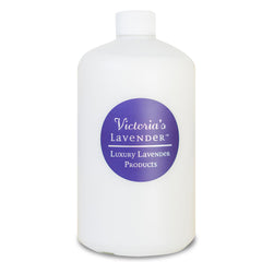 Victoria's Lavender linen spray on a pillow for relaxation before sleep.