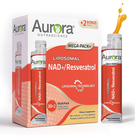 Vida Lifescience liposomal NAD+ bottle pour for easy dosing and energy support.