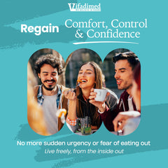 Close-up of VIFADIMED Colon capsules for daily gut care
