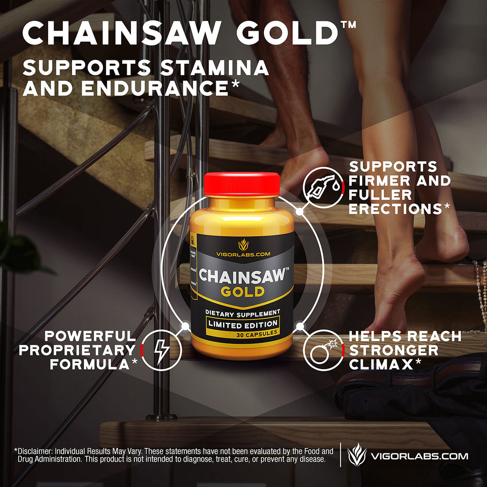 Vigor Labs Gold Stack dosage guide image helps plan meals and timing.