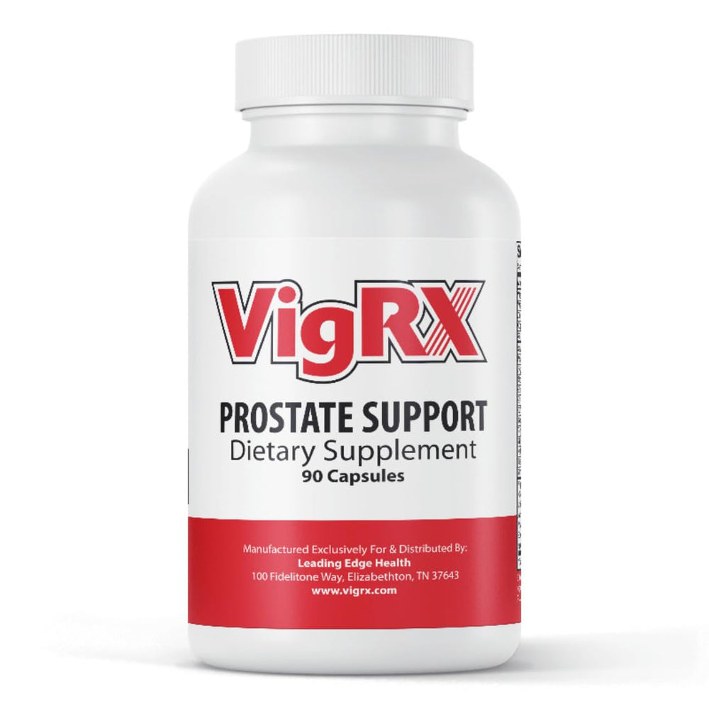 VigRX Prostate Support bottle label showing urinary comfort support
