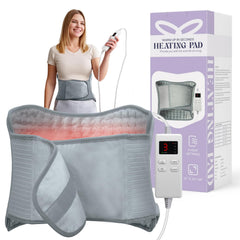 Vilicert heating pad offers full lower back coverage for soothing warmth.