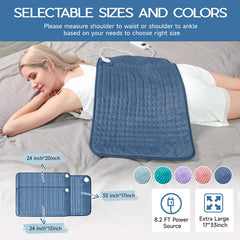 Vilicert 17x33 inch size showcased for wide coverage and comfort.