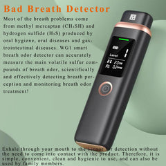 Vimaydo bad breath detector with large HD LCD displays results clearly