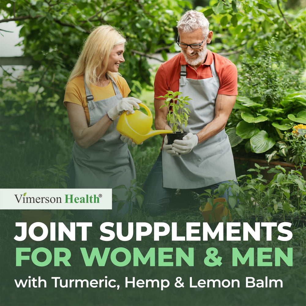 Vimerson Health daily-use instructions image indicates taking capsules with meals