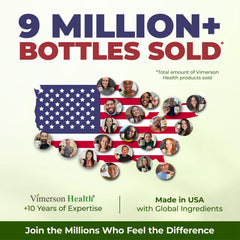 Vimerson Health Gluten-free Non-GMO label emphasizes clean ingredients