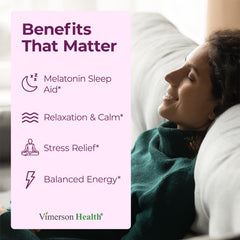 Vimerson Health L-Theanine and Valerian capsules for calm evenings.