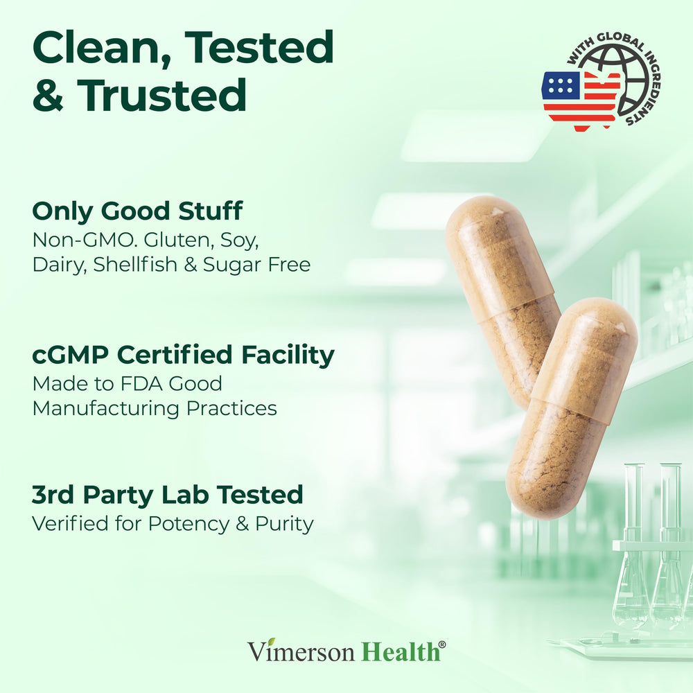 Vimerson Health MSM joint supplement bottle in use for daily activity.