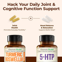 Vimerson Health nightstand setup with sleep formula packaging