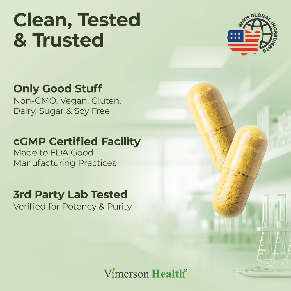 Vimerson Health packaging on table highlighting convenient daily use