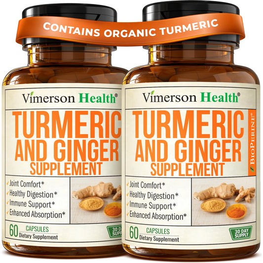 Vimerson Health Turmeric Curcumin bottle close-up for joint support potential